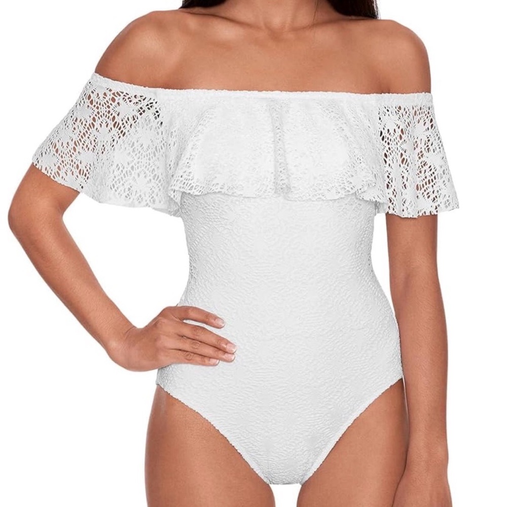 Ralph Lauren Crochet One Piece NWOT
